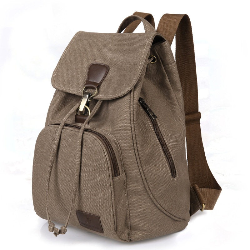 Sac à dos en toile durable avec poches pour femmes - Thérèse