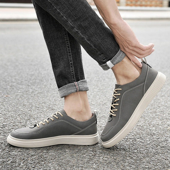 Baskets de ville en cuir respirant pour hommes - Eugene
