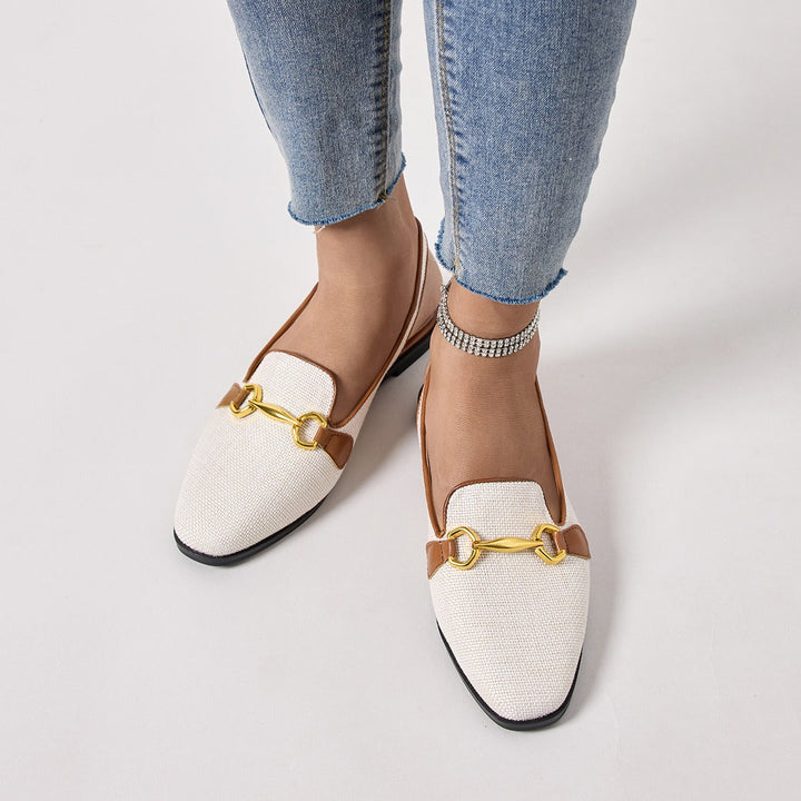 Mocassins pour femmes avec détails métalliques - Floriane