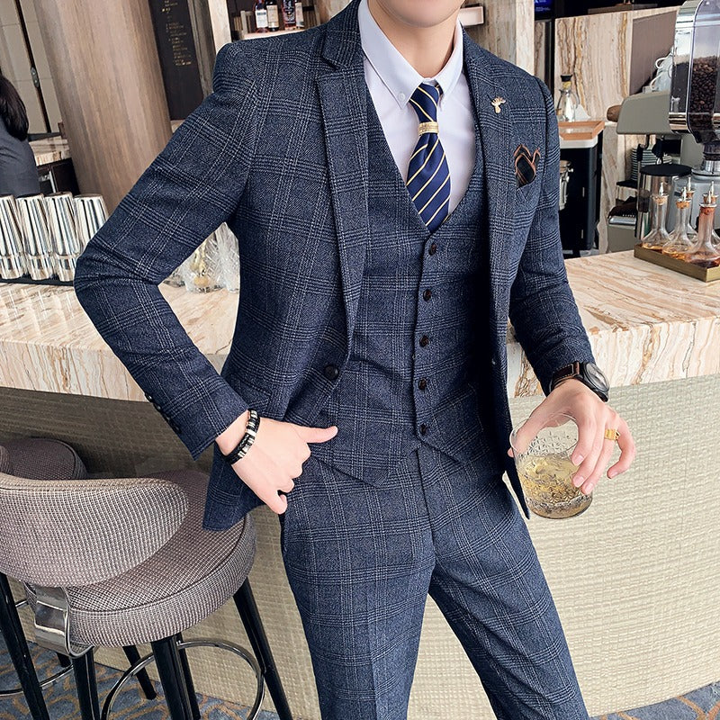 Costume homme à carreaux - Silvano