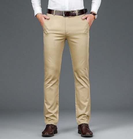 Pantalon habillé à coupe droite pour hommes - Victor