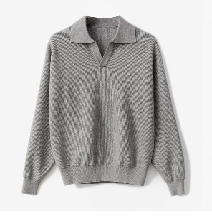 Pull polo tricoté pour hommes - Mervik