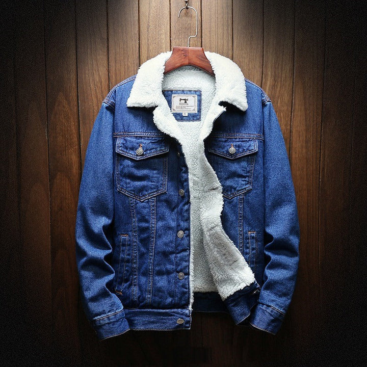 Veste en jean pour homme avec doublure en polaire - Lior