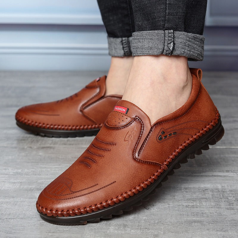 Chaussures décontractées en cuir synthétique pour hommes - Teun