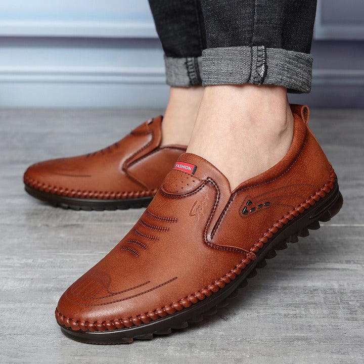 Chaussures décontractées en cuir synthétique pour hommes - Teun