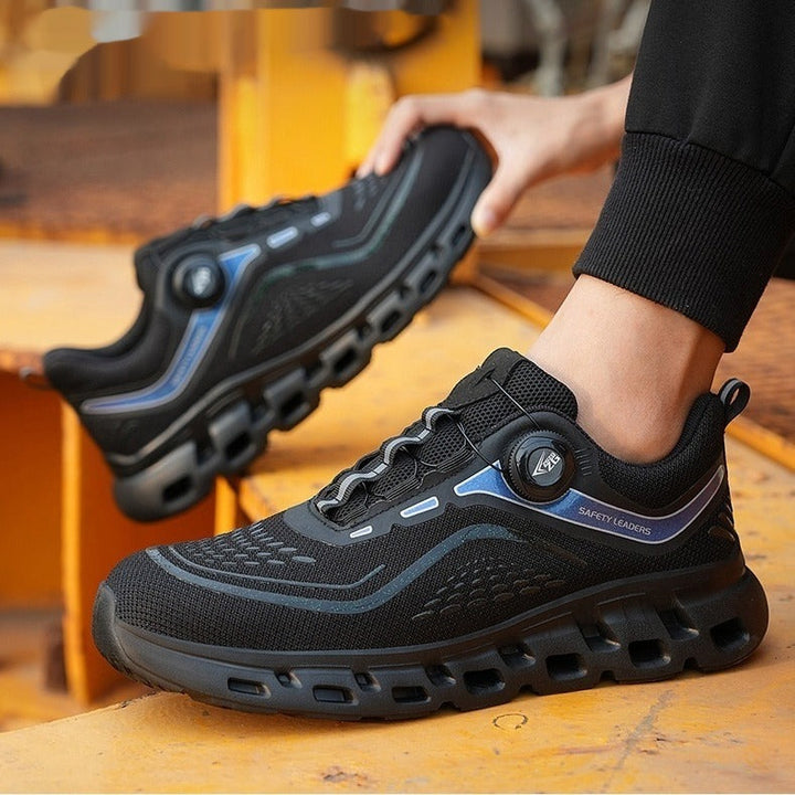Chaussures de sécurité pour hommes avec embout renforcé et design sportif - Javier