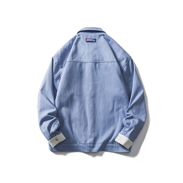 Veste en coton à imprimé floral patchwork pour hommes - Elric