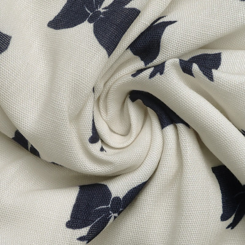 Robe courte à bretelles et nœud pour femme - Amira