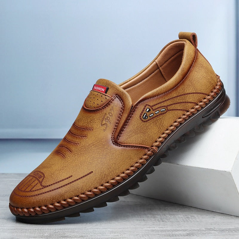 Chaussures décontractées en cuir synthétique pour hommes - Teun