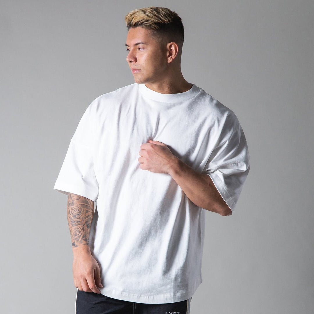 T-shirt à manches courtes en coton à coupe ample pour hommes - Jacob