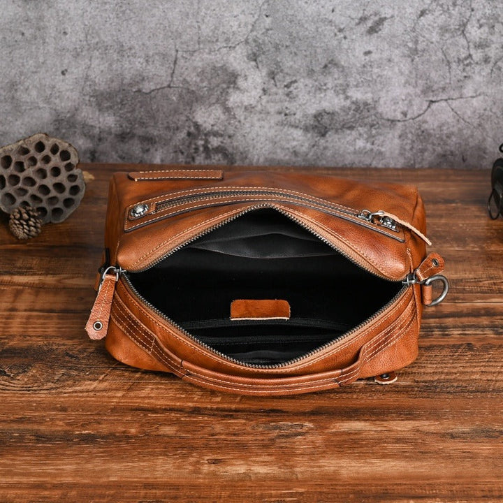 Sac à main en cuir synthétique pour homme, design urbain compact - Laurent
