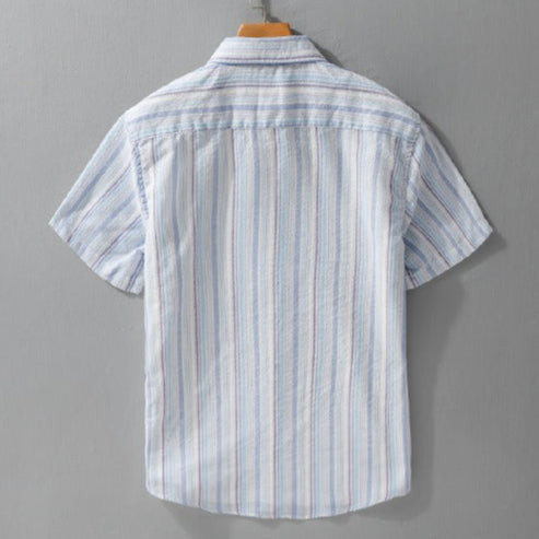 Chemise décontractée à manches courtes en lin - Hugo