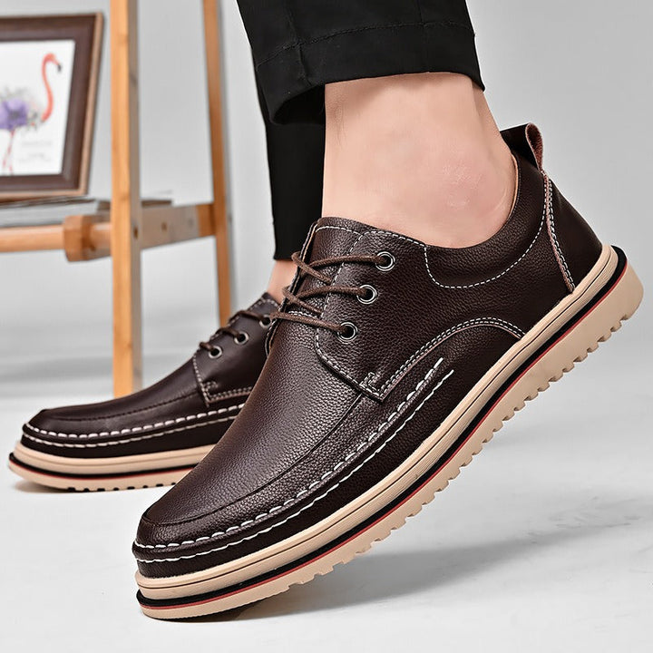 Chaussures décontractées pour hommes en cuir synthétique avec semelles antidérapantes - Eduardo