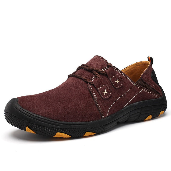 Chaussures décontractées pour hommes en cuir souple style sport - Caicedo