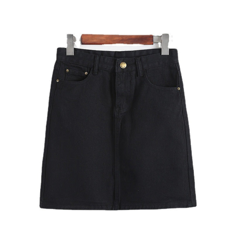 Jupe courte en denim pour femmes - Auria
