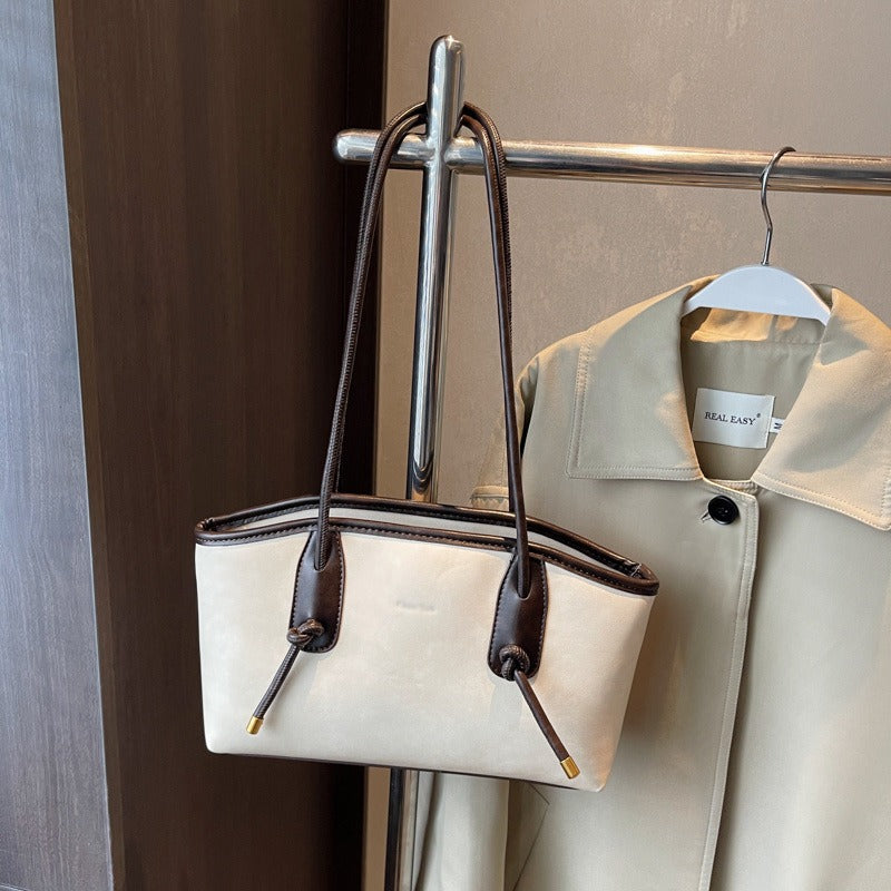 Sac à bandoulière en cuir synthétique pour femme de style structuré - Mireia