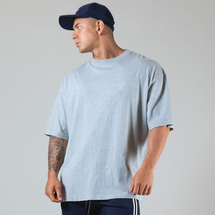 T-shirt à manches courtes en coton à coupe ample pour hommes - Jacob