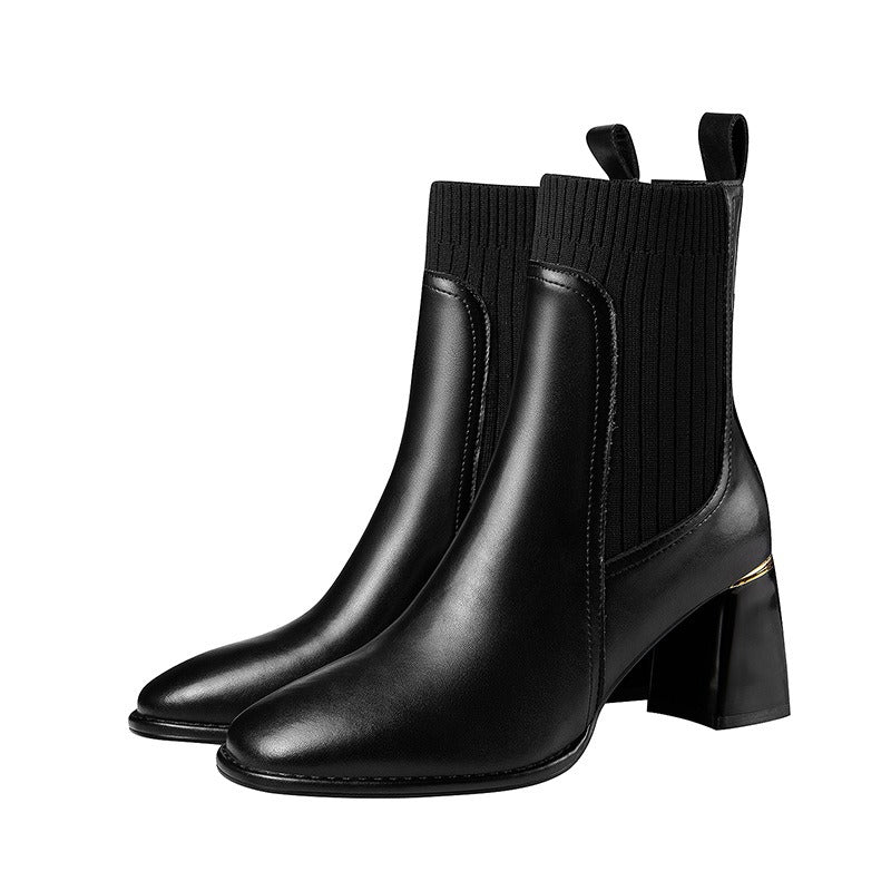 Bottines à talons larges et élastiques - Erendira