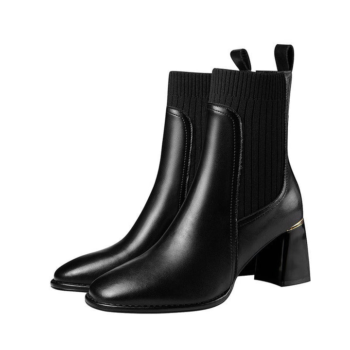 Bottines à talons larges et élastiques - Erendira