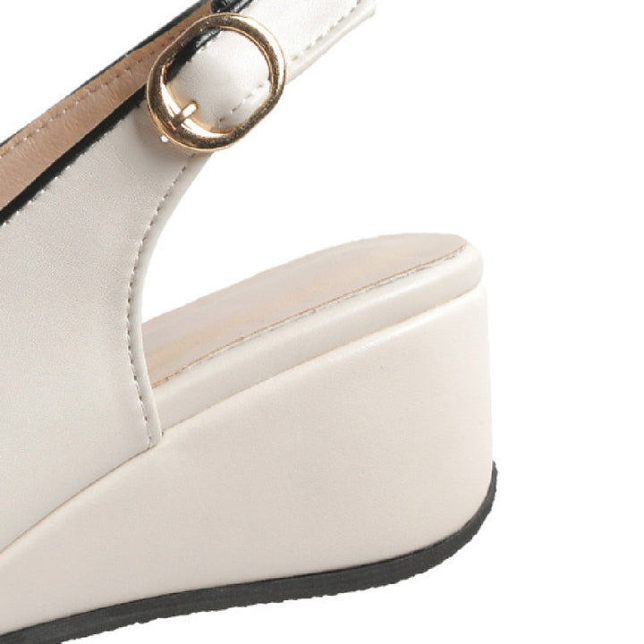 Chaussures à talons bas pour femmes Design minimaliste - Céleste