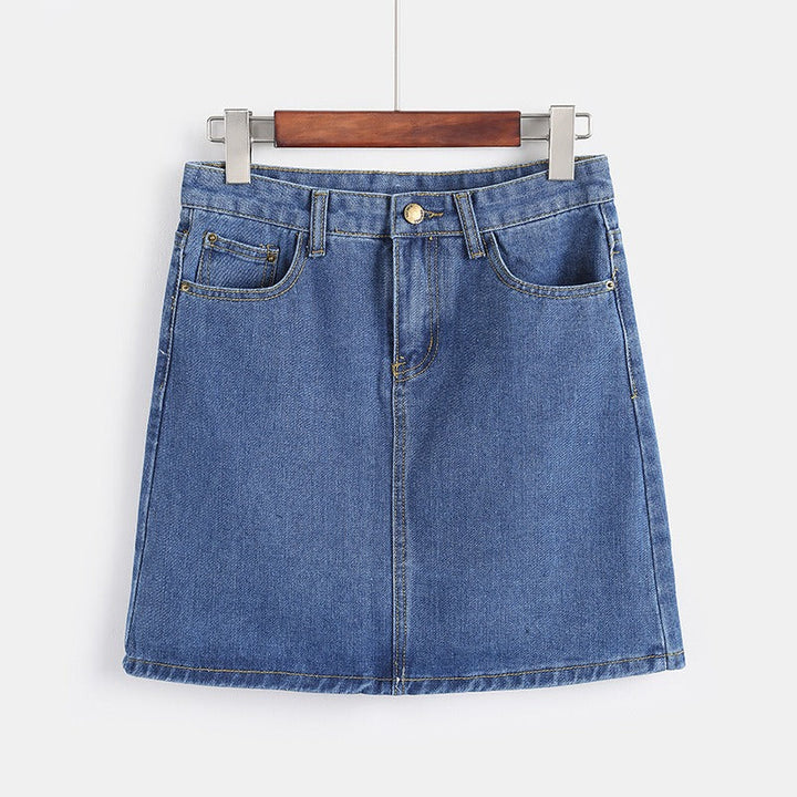 Jupe courte en denim pour femmes - Auria