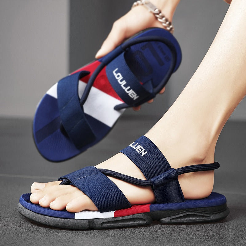 Sandales orthopédiques multicolores pour hommes avec semelle ergonomique légère - Marcel