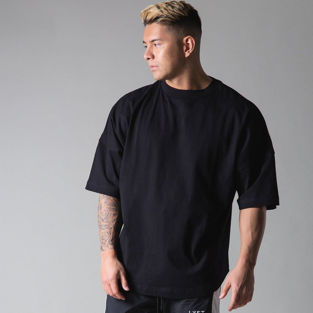 T-shirt à manches courtes en coton à coupe ample pour hommes - Jacob