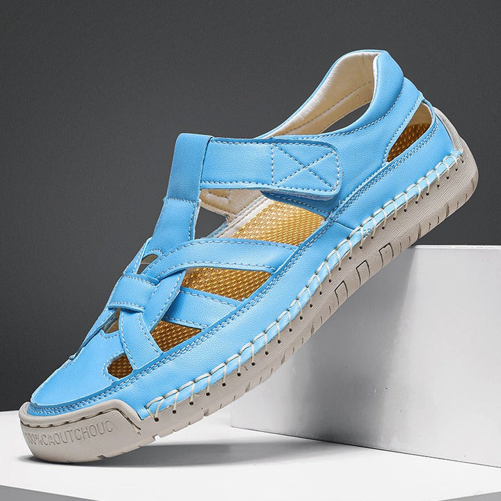 Sandales pour femmes en cuir synthétique au design ergonomique - Paula