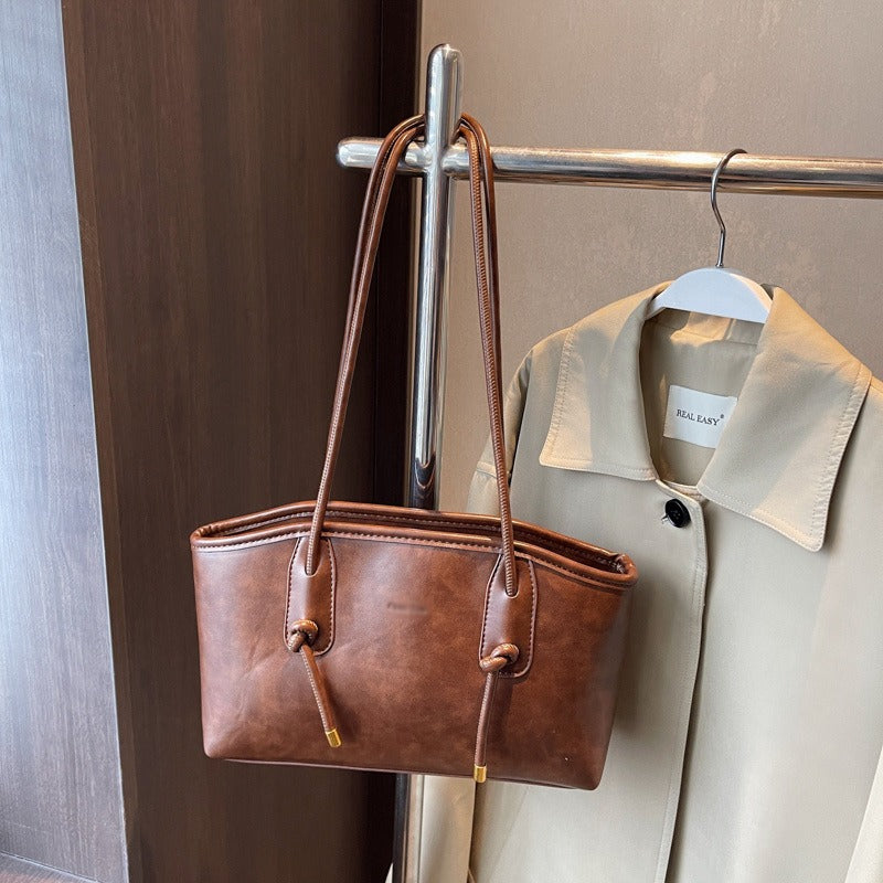 Sac à bandoulière en cuir synthétique pour femme de style structuré - Mireia