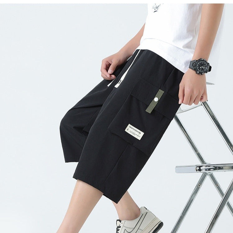 Short cargo en coton pour hommes, style urbain - Liam