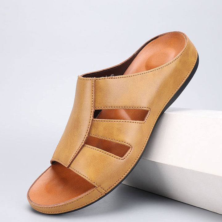 Sandales orthopédiques ouvertes pour hommes, design classique - Sergio