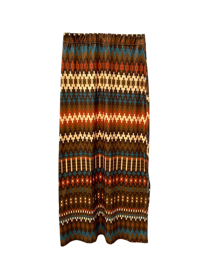 Jupe midi imprimée pour femme - Malvien