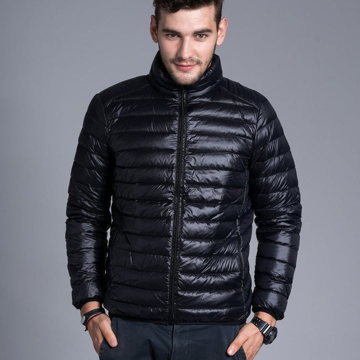 Veste matelassée légère avec capuche et fermeture éclair pour hommes - Tidus