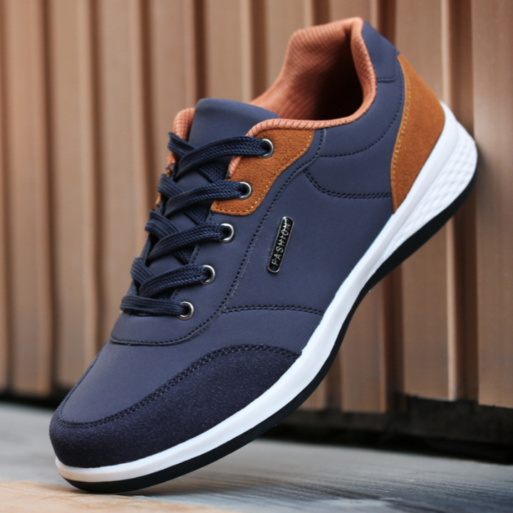 Baskets casual en cuir synthétique pour hommes - Óscar