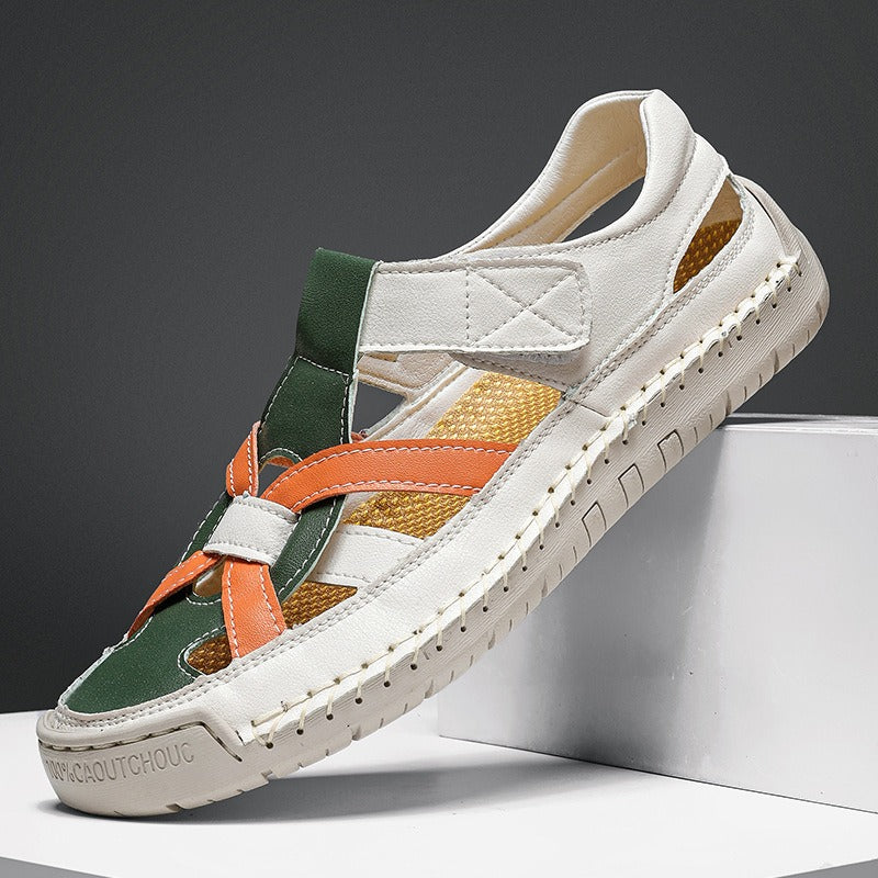 Sandales pour femmes en cuir synthétique au design ergonomique - Paula