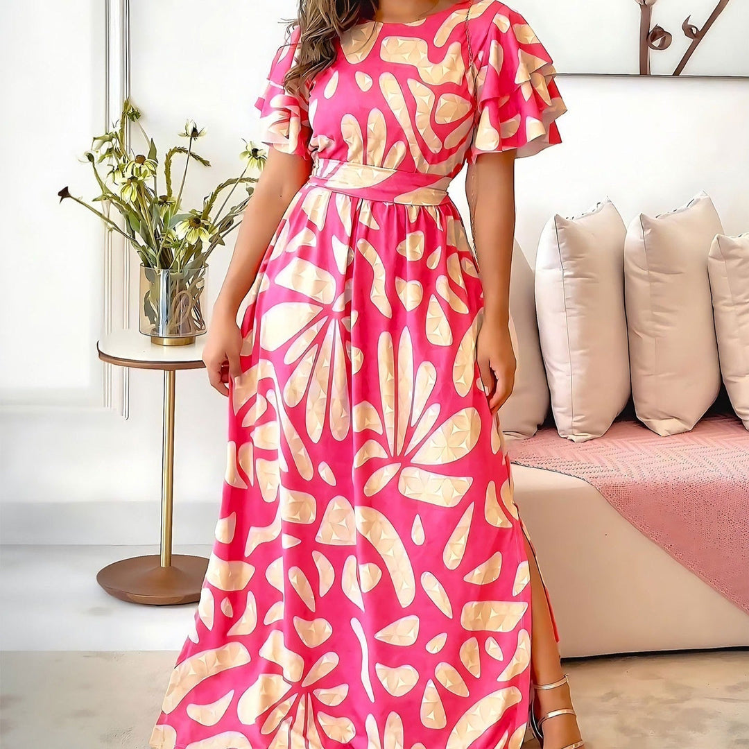 Robe longue à épaules dénudées femme - Adara