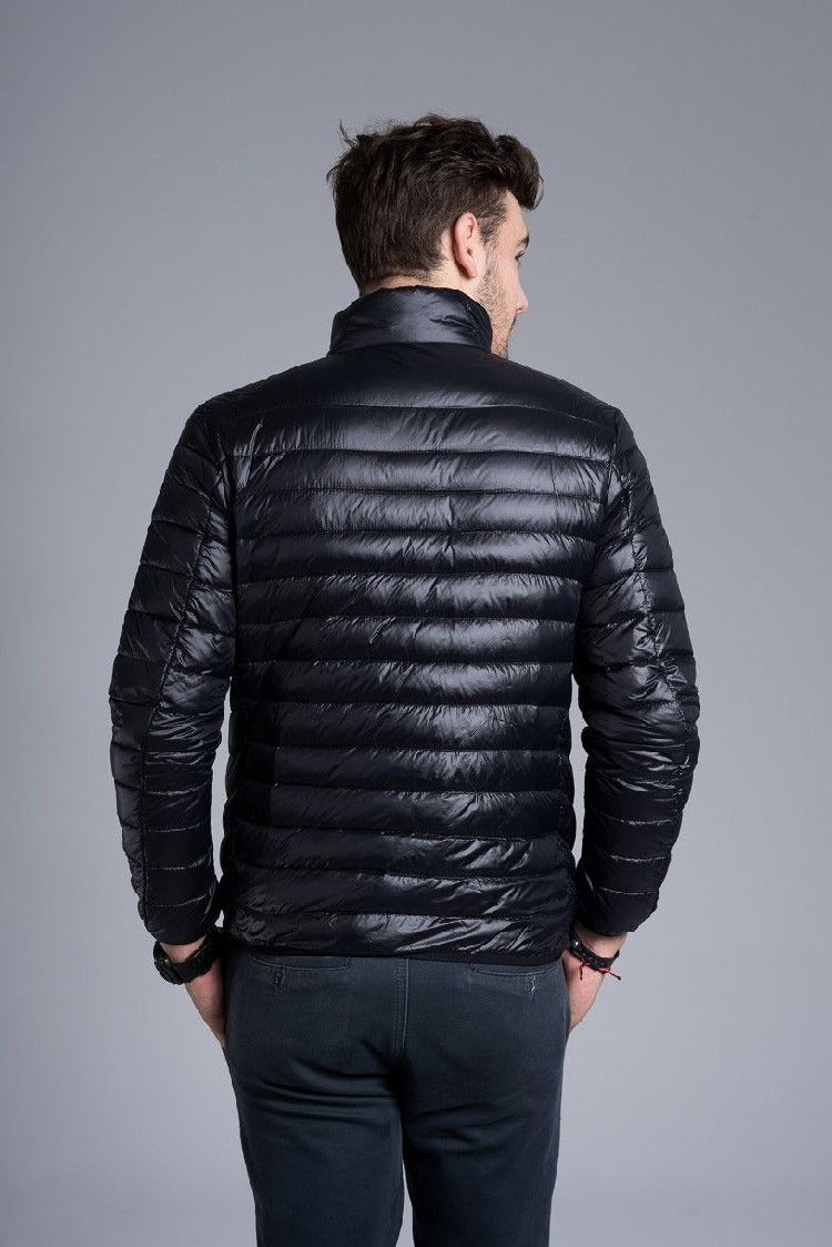 Veste matelassée légère avec capuche et fermeture éclair pour hommes - Tidus