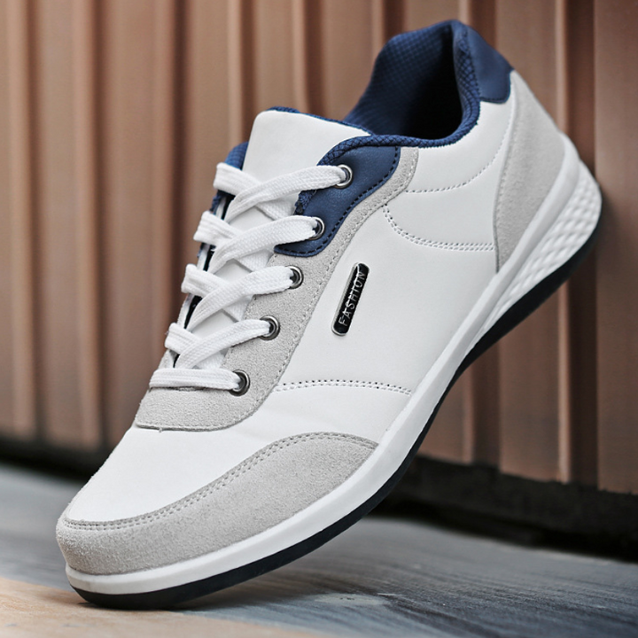 Baskets casual en cuir synthétique pour hommes - Óscar