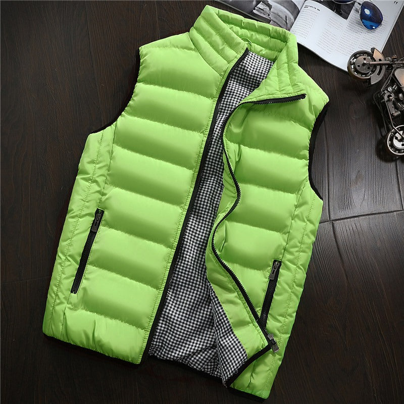 Gilet matelassé léger sans manches pour hommes - Dariel