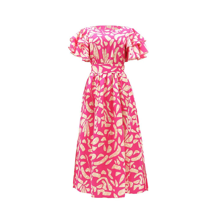 Robe longue à épaules dénudées femme - Adara