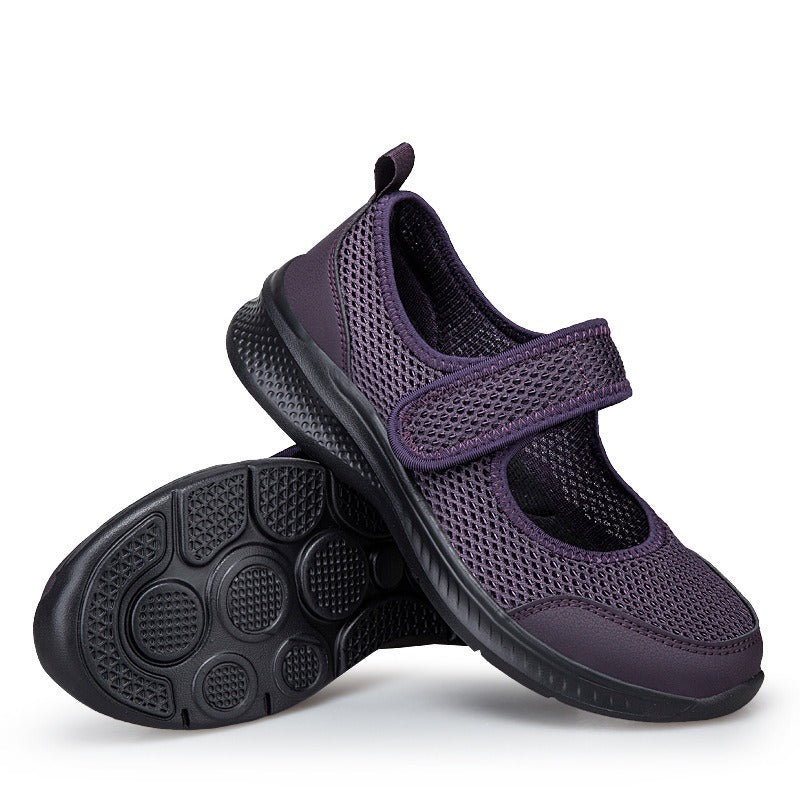 Chaussures orthopédiques respirantes pour femmes avec fermeture velcro - Hilda