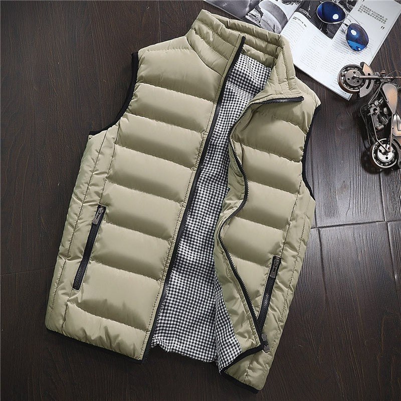 Gilet matelassé léger sans manches pour hommes - Dariel
