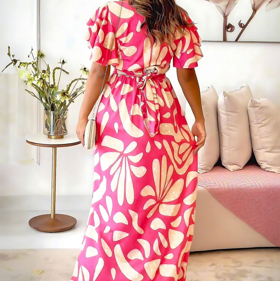 Robe longue à épaules dénudées femme - Adara