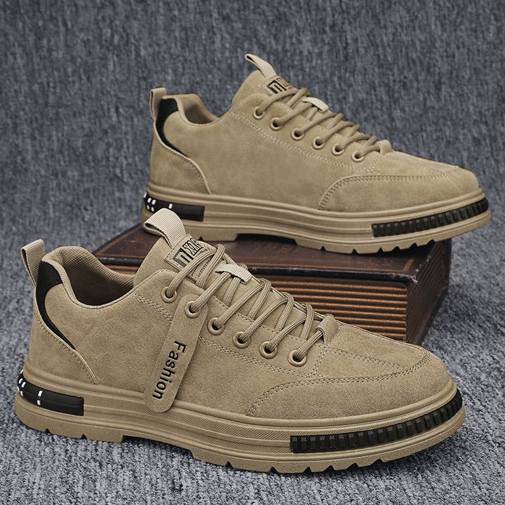Baskets en daim synthétique à semelle épaisse pour hommes - Francisco