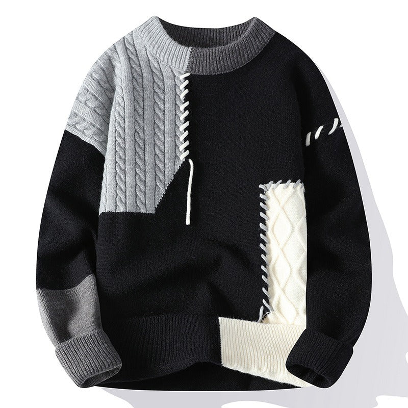 Pull-over patchwork homme - Renloch