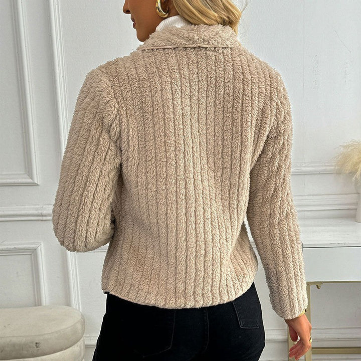 Veste ouverte en fourrure synthétique - Valmara
