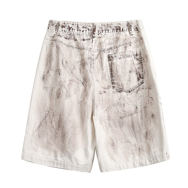Short cargo en coton lavé pour hommes - Marc