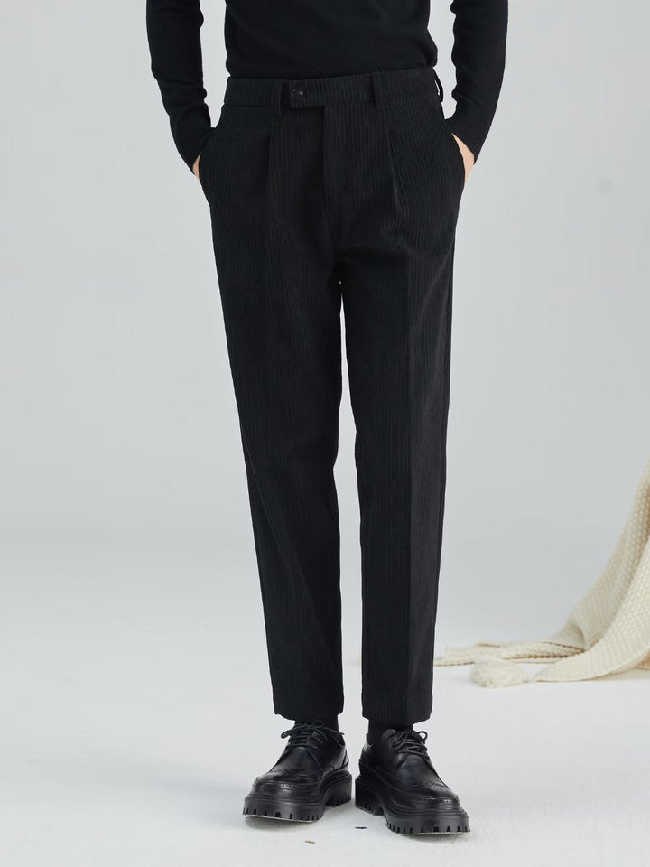 Pantalon de velours côtelé à coupe droite pour hommes - Eddy