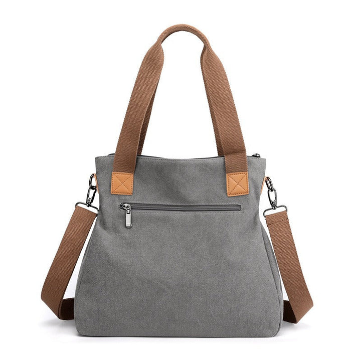 Sac fourre-tout en toile solide et décontractée pour femmes avec double poignée - Marisol