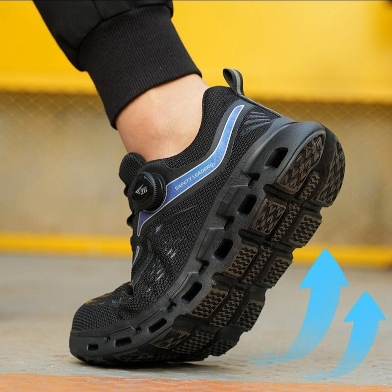 Chaussures de sécurité pour hommes avec embout renforcé et design sportif - Javier